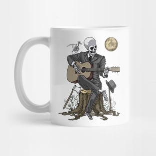 Skeleton Guitar Player Mug